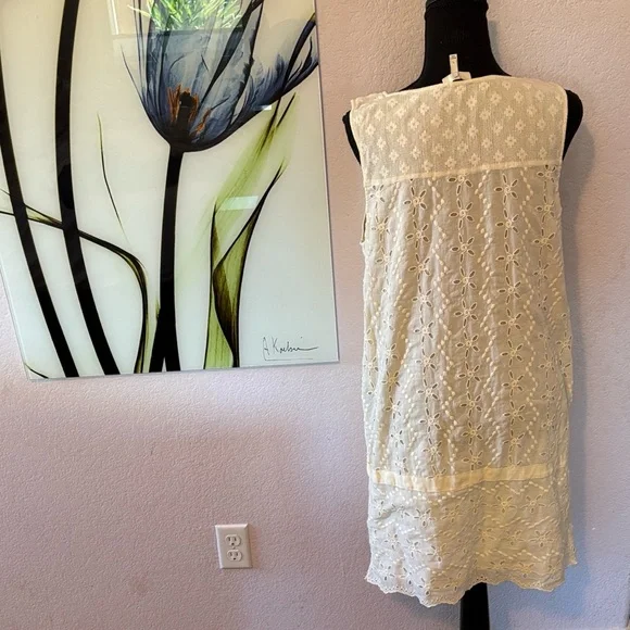 Joie white dress size large - Picture 3 of 6